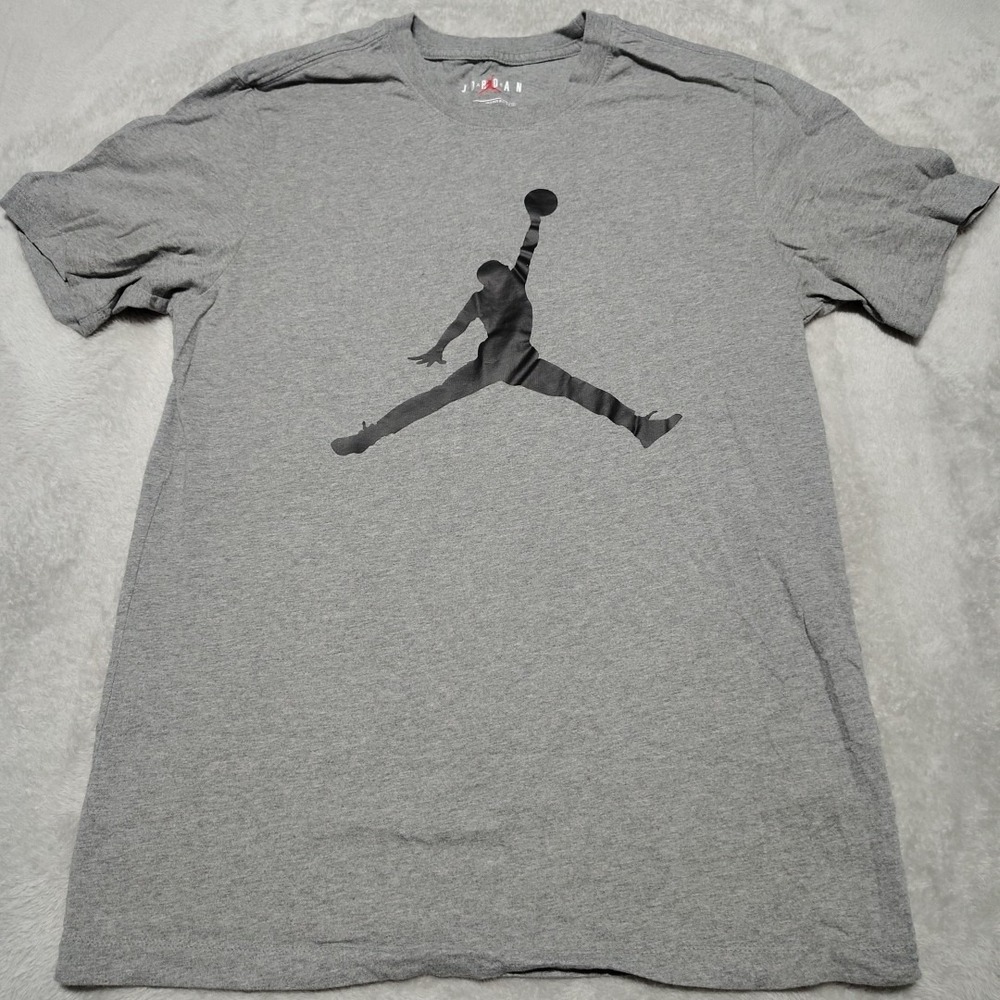 Nike Air Jordan T-shirt Men S Basketball‎ Athletic Activity Stretch Comfort